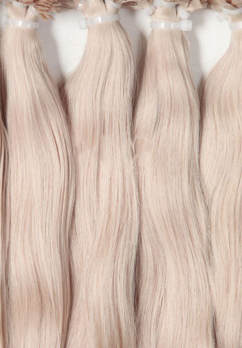 палитра цветов волос для наращивания - 24 Светлый пепельный блондин