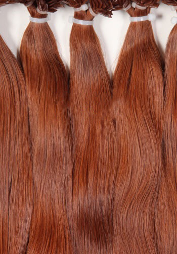 палитра цветов волос для наращивания - 30 Медный