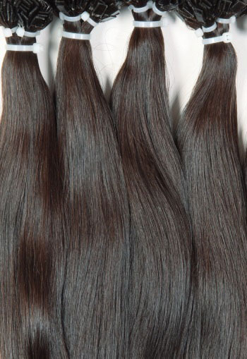 палитра цветов волос для наращивания - 4 Каштановый